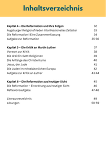 Arbeitsbuch Reformation, Klasse 7-8
